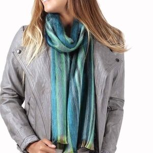 Alpaca Scarf Blue Tini